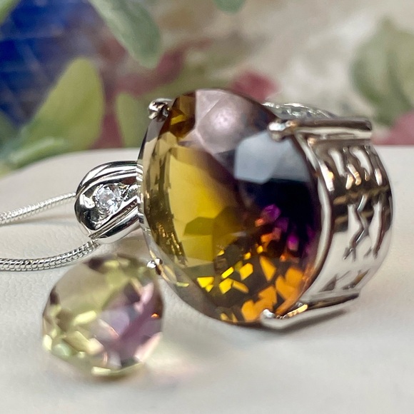 29ct‼️ Ametrine Pendant in Silver 925 - Picture 7 of 17